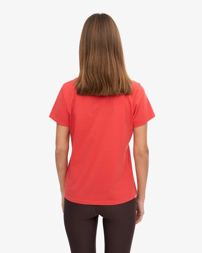 Light Organic Tee para mujer - Rojo mandarina