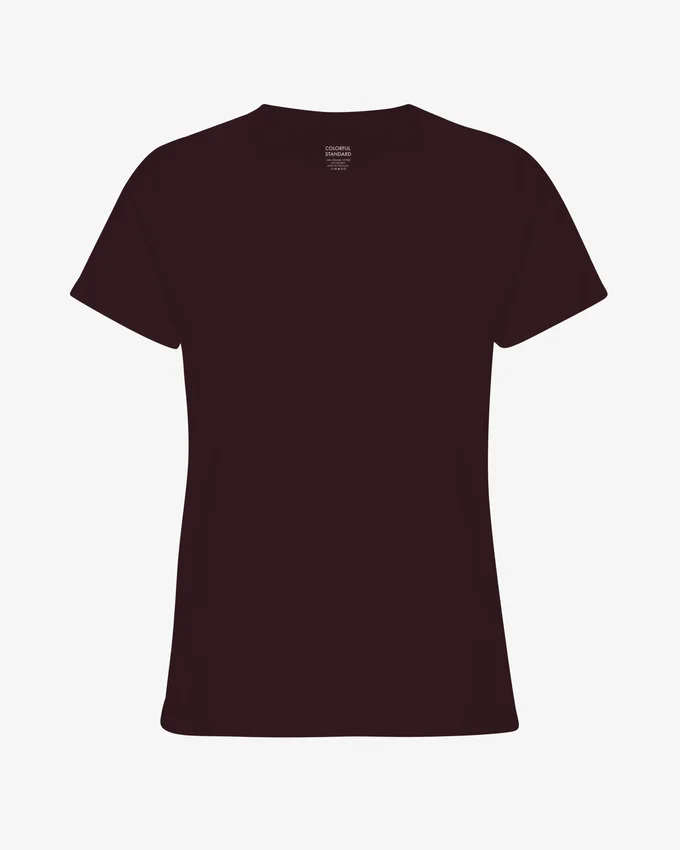 Light Organic Tee para mujer - Rojo sangre de buey