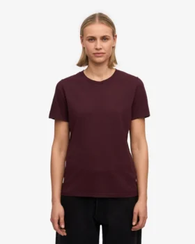 Light Organic Tee para mujer – Rojo sangre de buey