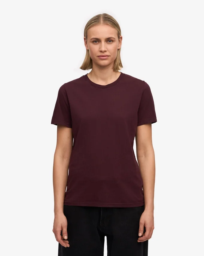Light Organic Tee para mujer - Rojo sangre de buey
