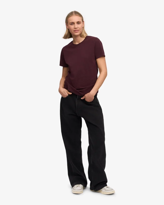 Light Organic Tee para mujer - Rojo sangre de buey