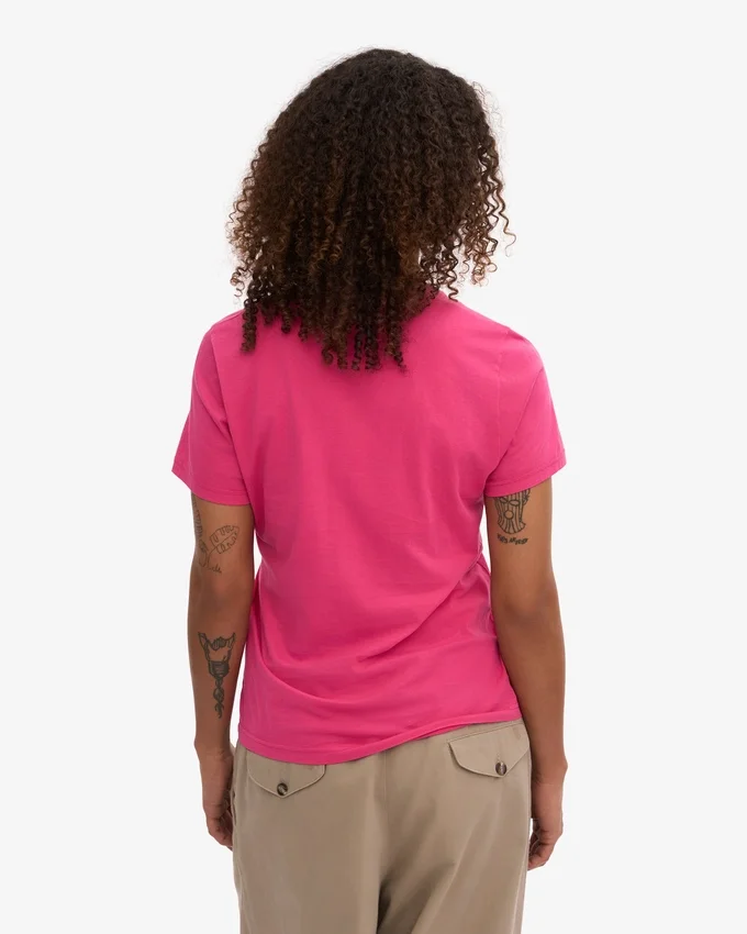 Light Organic Tee para mujer - Rosa chicle