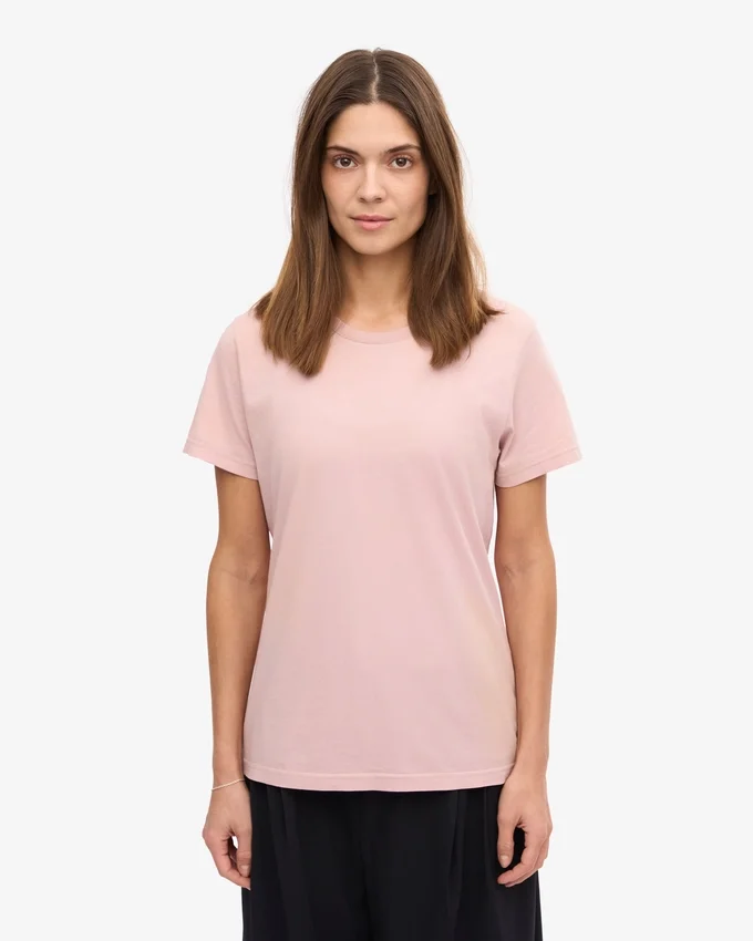 Light Organic Tee para mujer - Rosa descolorido