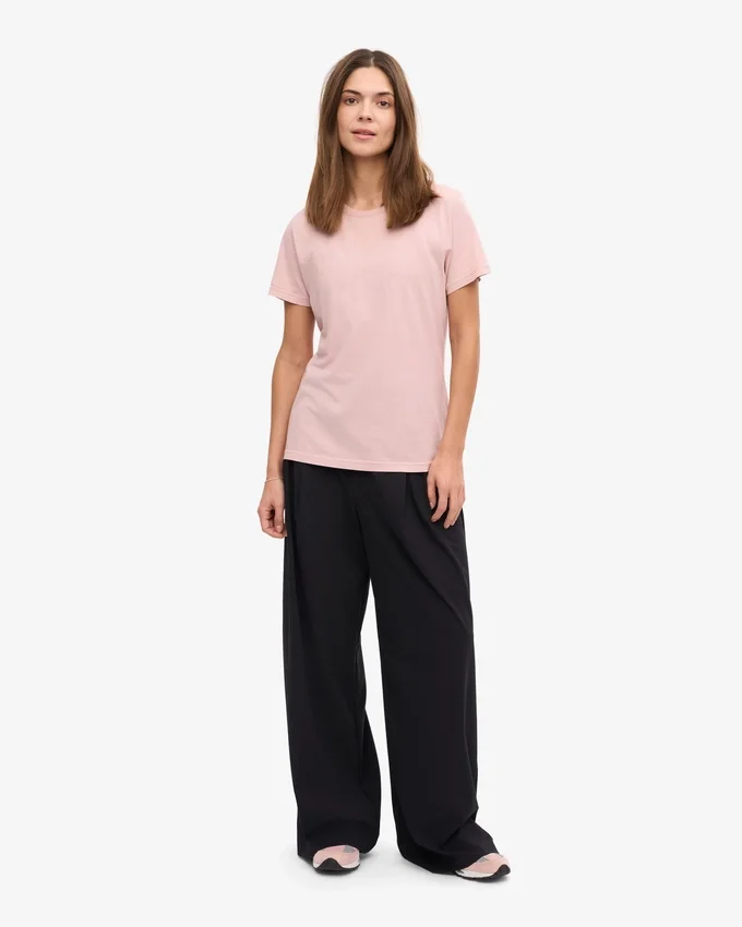 Light Organic Tee para mujer - Rosa descolorido
