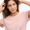 Light Organic Tee para mujer - Rosa descolorido