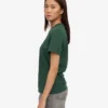 Light Organic Tee para mujer - Verde esmeralda