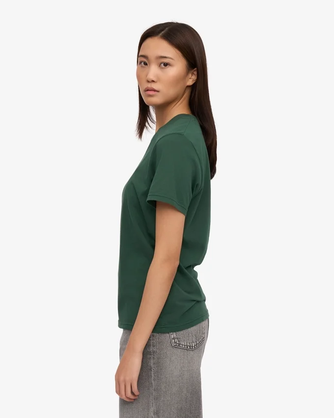 Light Organic Tee para mujer - Verde esmeralda