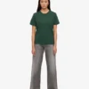 Light Organic Tee para mujer - Verde esmeralda