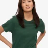 Light Organic Tee para mujer - Verde esmeralda
