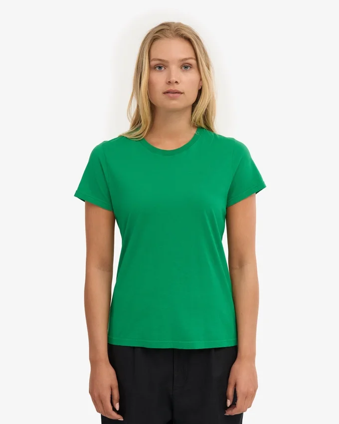 Light Organic Tee para mujer - Verde Kelly