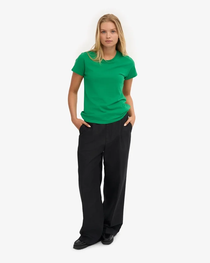 Light Organic Tee para mujer - Verde Kelly