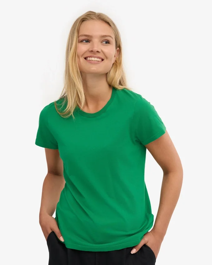 Light Organic Tee para mujer - Verde Kelly