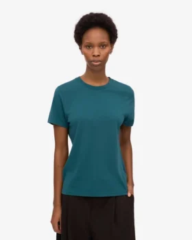 Light Organic Tee para mujer – Verde océano