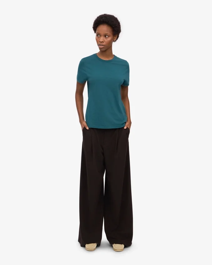 Light Organic Tee para mujer - Verde océano