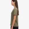 Light Organic Tee para mujer - Verde oliva apagado