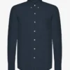 Organic Button Down Camisa - Azul marino