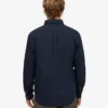 Organic Button Down Camisa - Azul marino