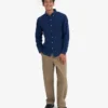 Organic Button Down Camisa - Azul marino