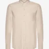 Organic Button Down Camisa - Blanco marfil