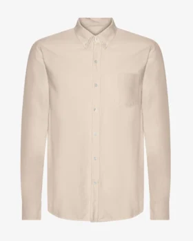 Organic Button Down Camisa - Blanco marfil