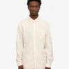 Organic Button Down Camisa - Blanco marfil