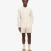 Organic Button Down Camisa - Blanco marfil
