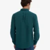 Organic Button Down Camisa - Verde océano