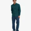 Organic Button Down Camisa - Verde océano