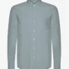 Organic Button Down Shirt - Azul acero