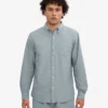 Organic Button Down Shirt - Azul acero