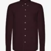 Organic Button Down Shirt - Rojo sangre de buey