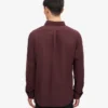 Organic Button Down Shirt - Rojo sangre de buey