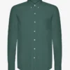 Organic Button Down Shirt - Verde esmeralda