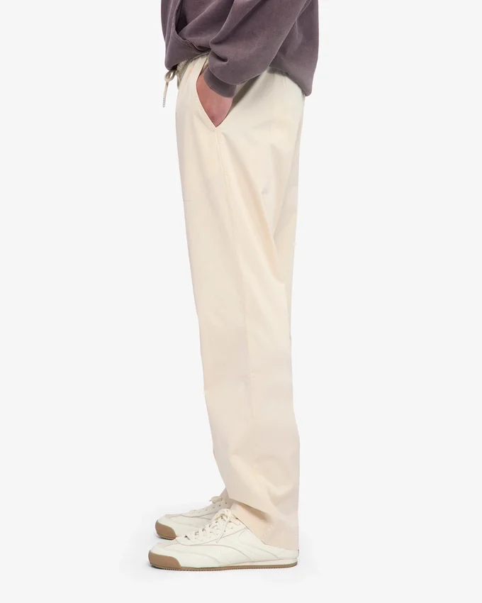 Organic Twill Pants - Blanco marfil