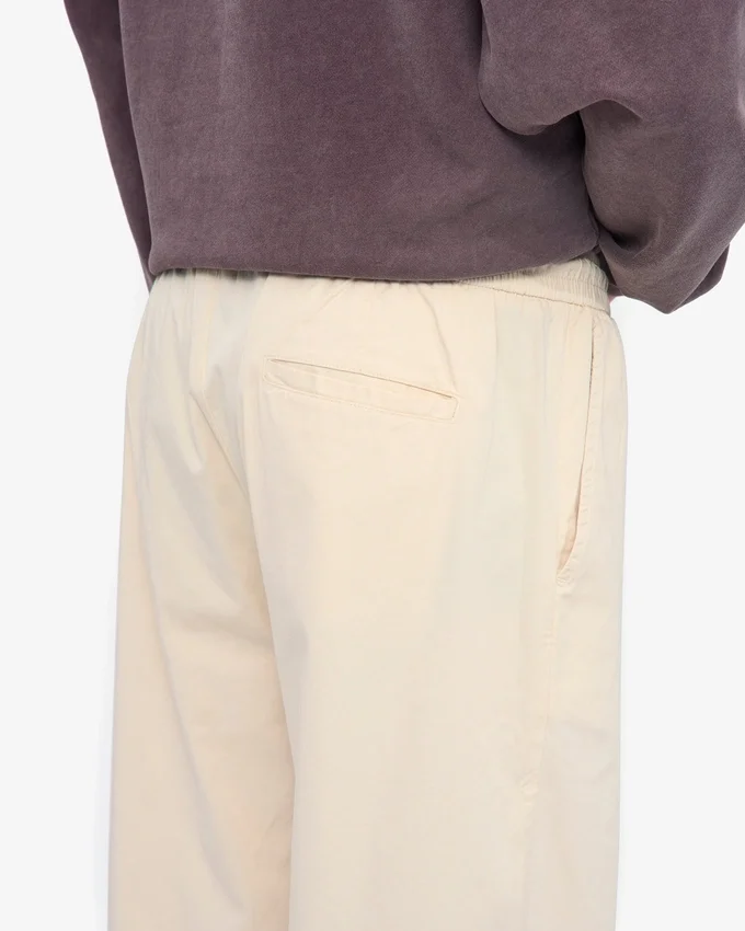 Organic Twill Pants - Blanco marfil