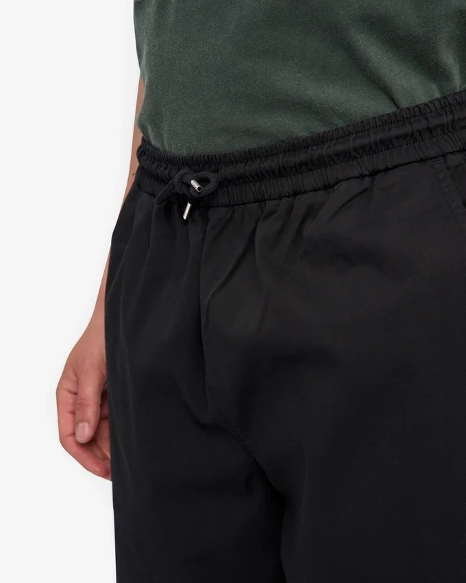 Organic Twill Pants - Negro intenso