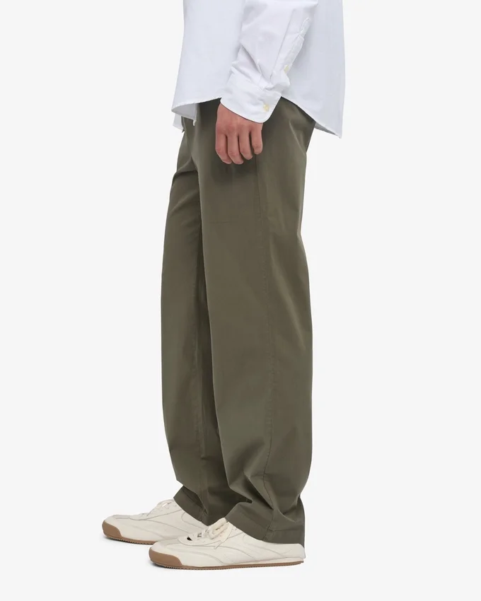 Organic Twill Pants - Oliva polvoriento