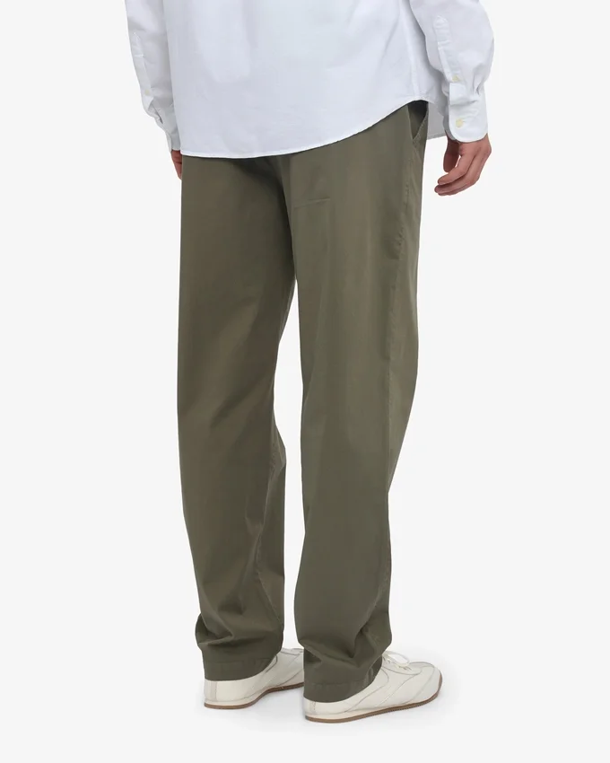 Organic Twill Pants - Oliva polvoriento