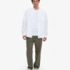 Organic Twill Pants - Oliva polvoriento