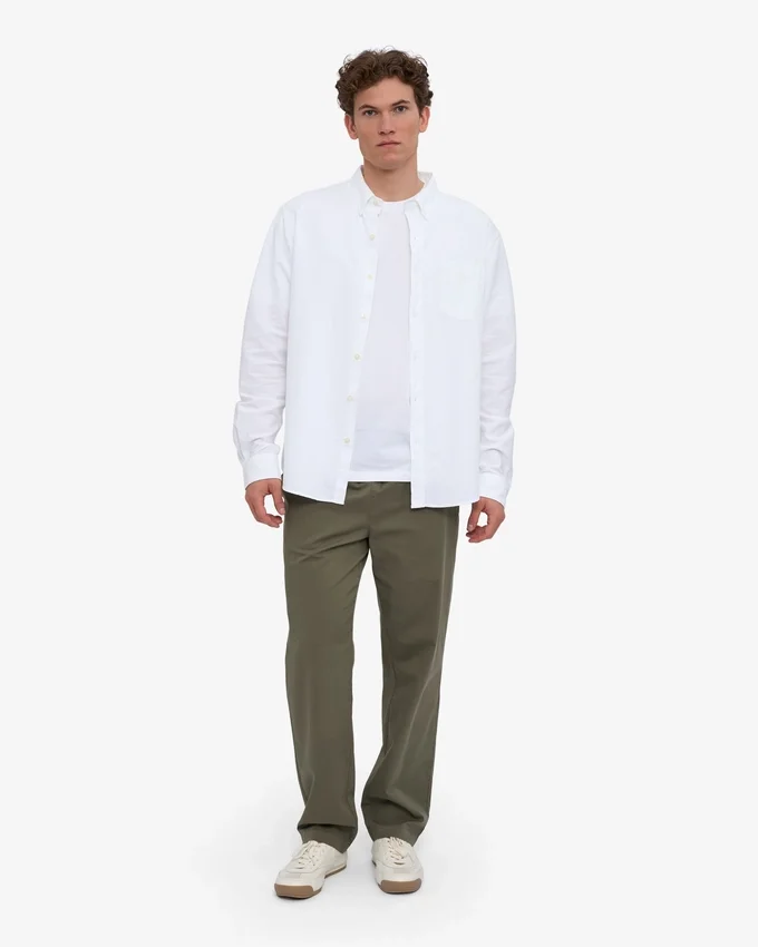 Organic Twill Pants - Oliva polvoriento