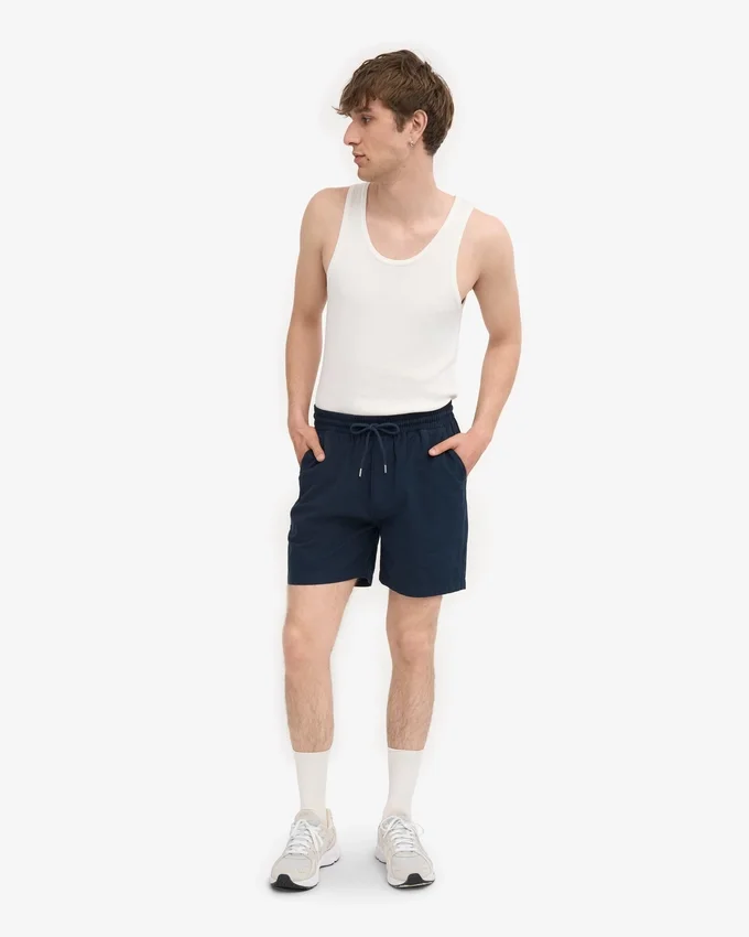 Organic Twill Shorts - Azul marino