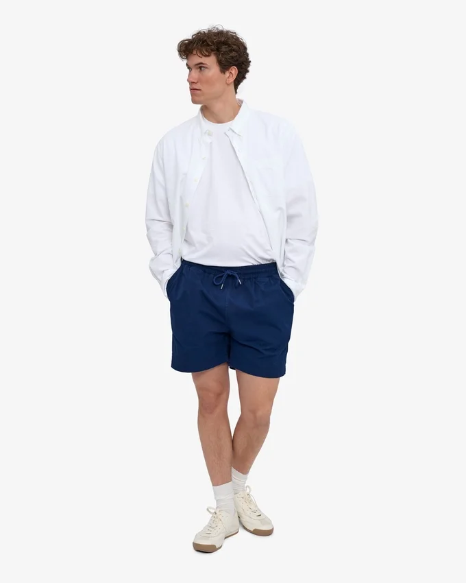 Organic Twill Shorts - Azul marino