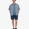 Organic Twill Shorts - Azul petróleo