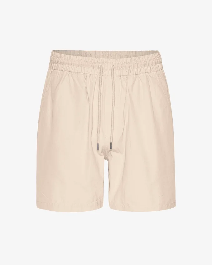 Organic Twill Shorts - Blanco marfil