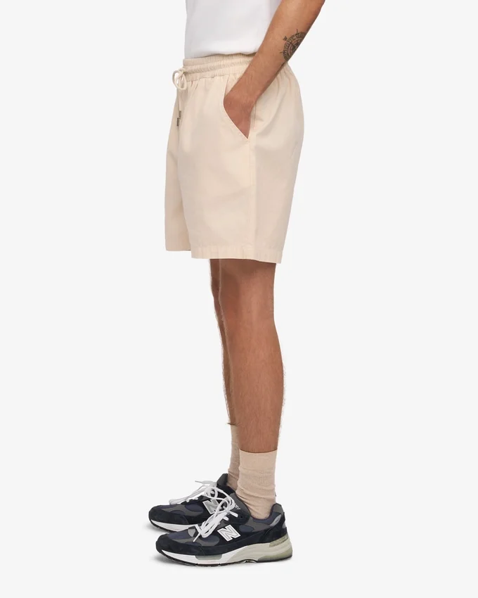 Organic Twill Shorts - Blanco marfil