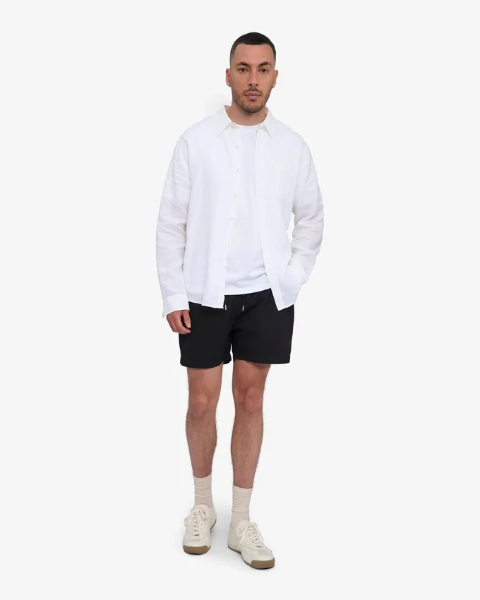 Organic Twill Shorts - Negro intenso
