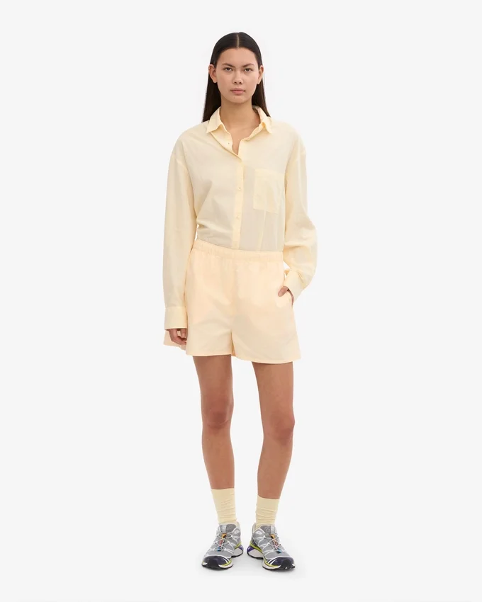 Organic Twill Shorts para mujer - Amarillo suave