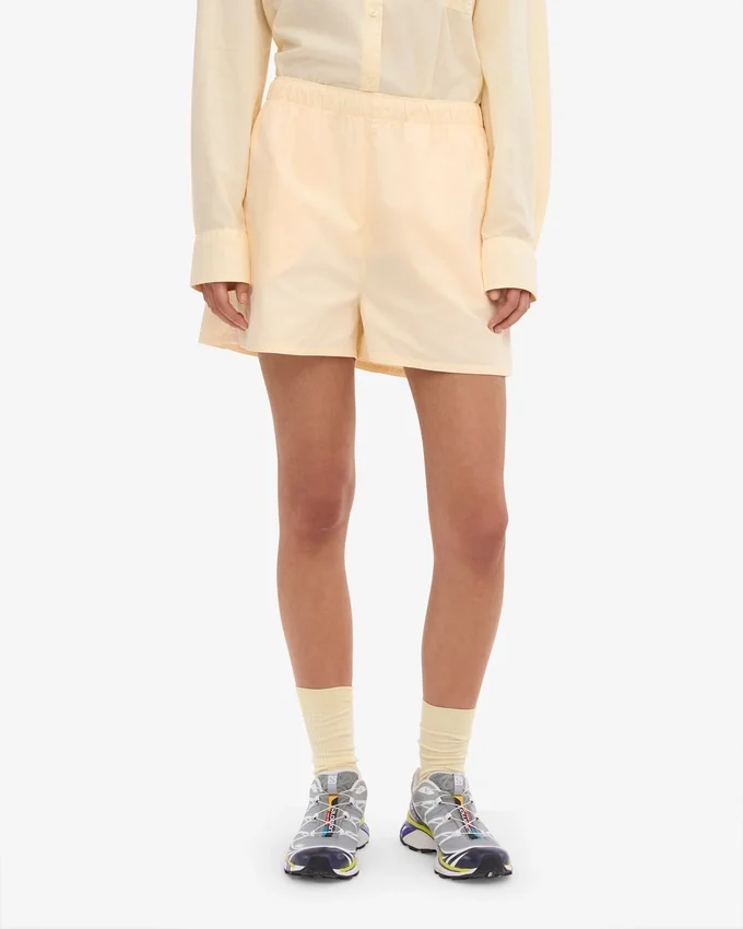 Organic Twill Shorts para mujer - Amarillo suave