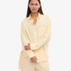 Organic Twill Shorts para mujer - Amarillo suave