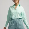 Organic Twill Shorts para mujer - Azul acero